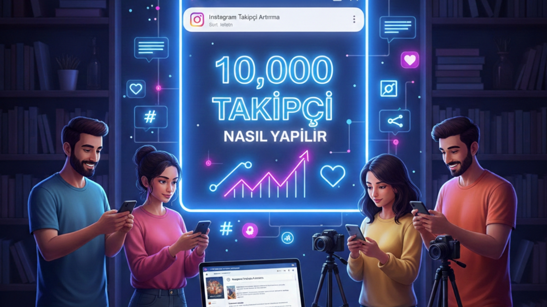 İnstagram 10.000 Takipçi Nasıl Yapılır? (2026 Dev Rehber)