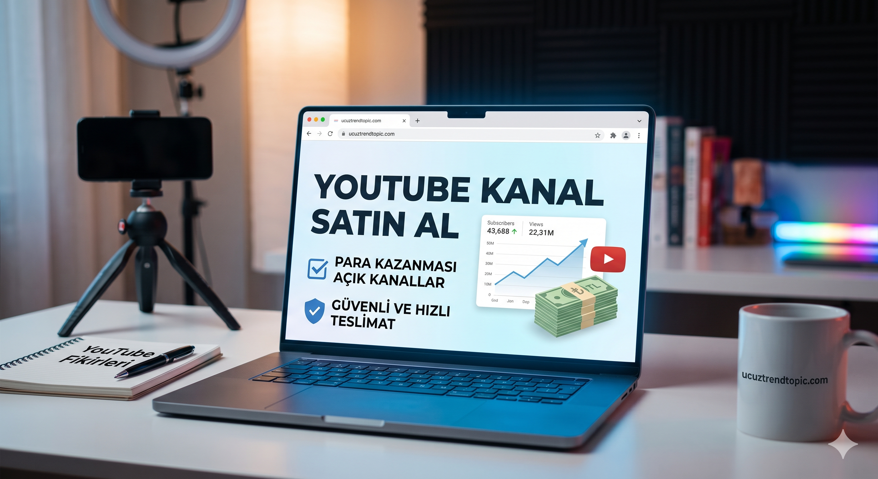 youtube kanal satın al