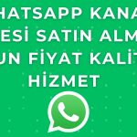 whatsapp kanal üyesi satın alma